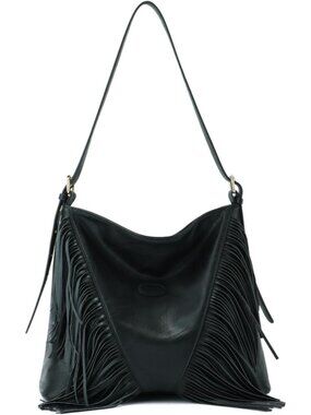 Vintage Fringe Shoulder Bags For Women Tassle Hobo Bags Large Crossbody Fringe P